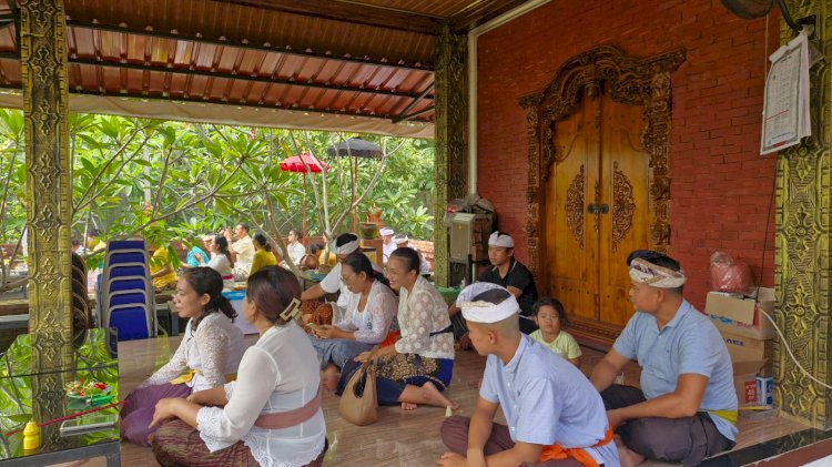 Pura Kertha Bumi Bhayangkara Gelar Ibadah Hari Raya Kuningan